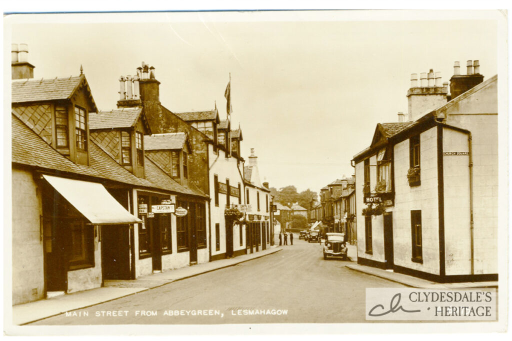 Main Street from Abbeygreen, Lesmahagow