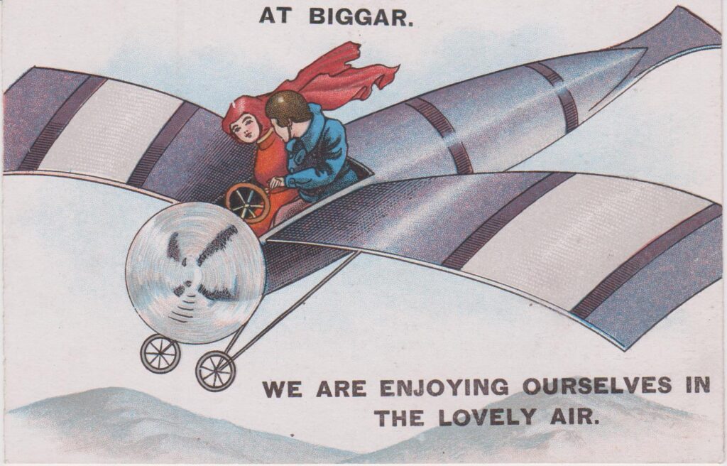 Humorous Biggar Postcard