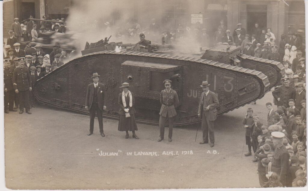 World War 1 Tank in Lanark
