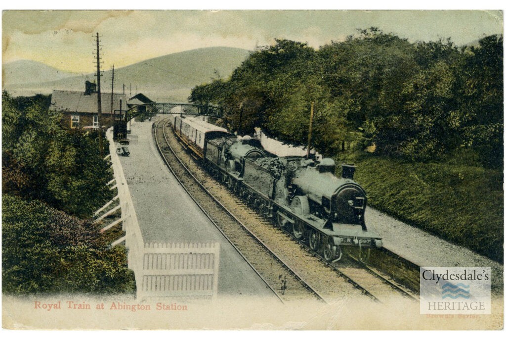 Royal Train at Abington Station